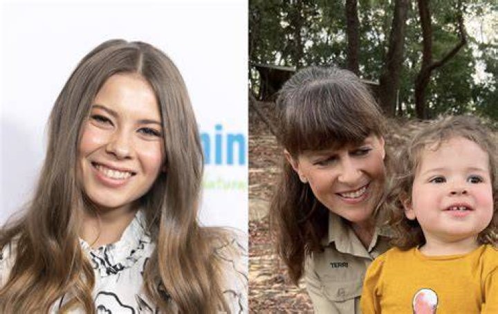 Terri Irwin bonds with granddaughter Grace as she shares their first